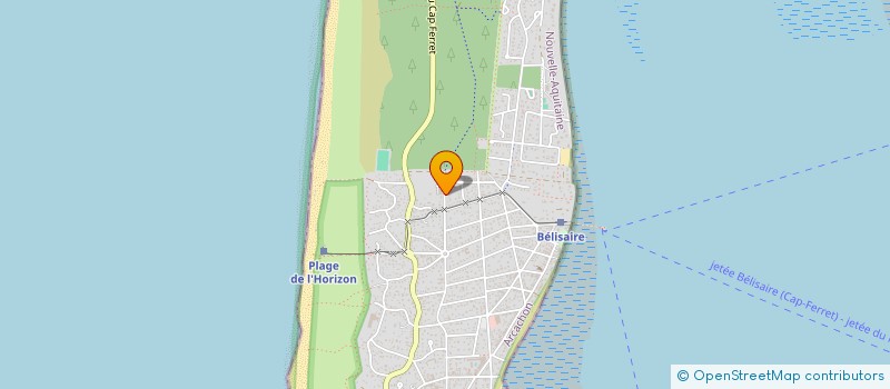 localisation de l'entreprise MONSIEUR LUDOVIC ROUSSEAU  LEGE-CAP-FERRET