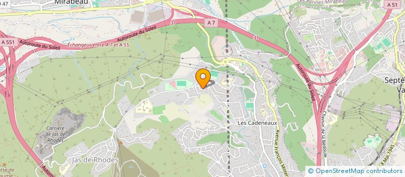 localisation de l'entreprise MONSIEUR LUDOVIC ROUSSEAU  LA FARE-LES-OLIVIERS