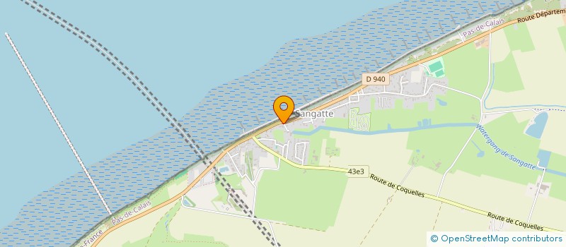 localisation de l'entreprise MONSIEUR LUDOVIC ROUSSEL  SANGATTE