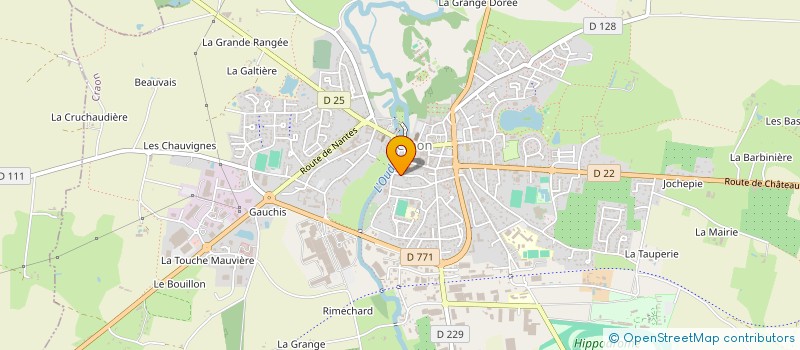 localisation de l'entreprise MONSIEUR LUDOVIC ROUSSELET  CRAON