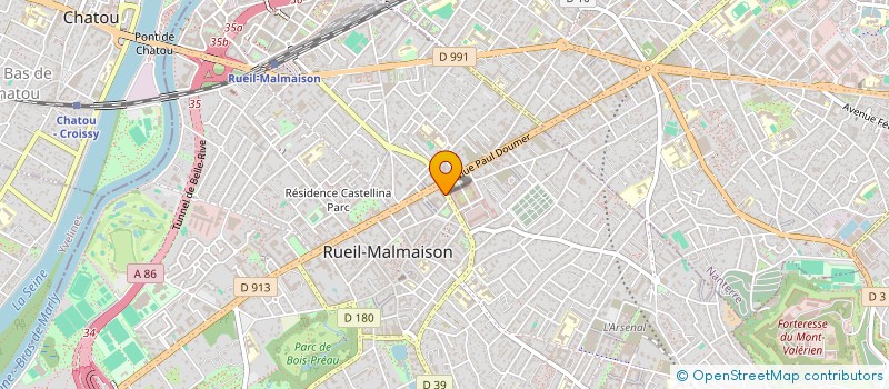 localisation de l'entreprise MONSIEUR LUDOVIC ROUX à RUEIL-MALMAISON