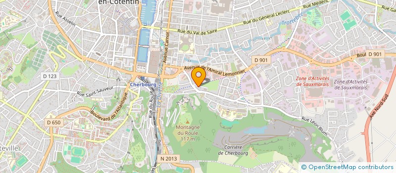 localisation de l'entreprise MONSIEUR LUDOVIC RYST  CHERBOURG-EN-COTENTIN