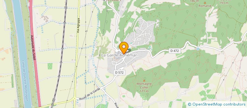 localisation de l'entreprise MONSIEUR LUDOVIC SABATHEZ  LA GARDE-ADHEMAR