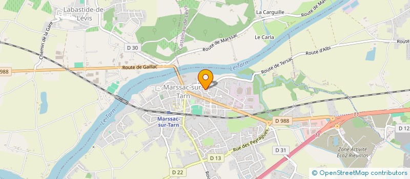 localisation de l'entreprise MONSIEUR LUDOVIC SADORI  MARSSAC-SUR-TARN