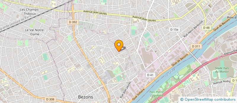 localisation de l'entreprise MONSIEUR LUDOVIC SAINT AULAIRE LA DURANTIE à BEZONS