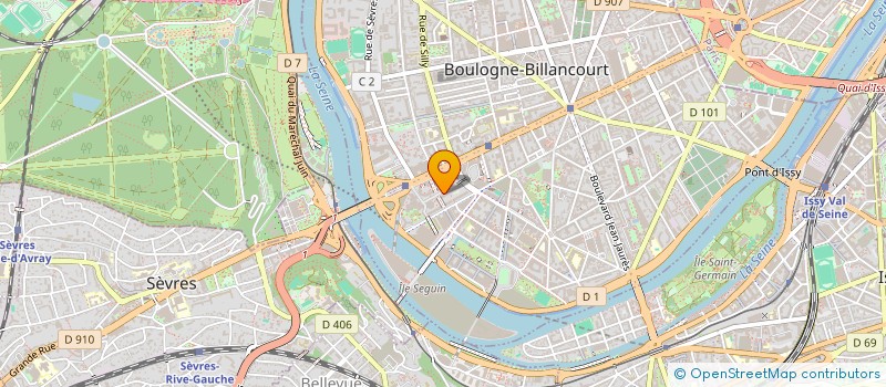 localisation de l'entreprise MONSIEUR LUDOVIC SALLARD à BOULOGNE-BILLANCOURT