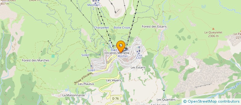 localisation de l'entreprise MONSIEUR LUDOVIC SALLES  ORCIERES