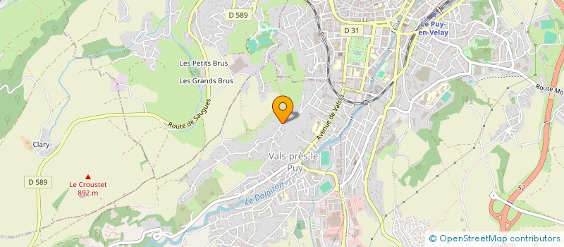 localisation de l'entreprise MONSIEUR LUDOVIC SALVADOR à VALS-PRES-LE-PUY