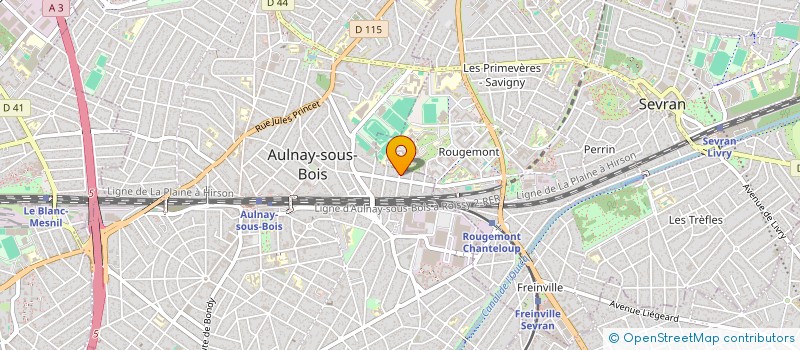 localisation de l'entreprise MONSIEUR LUDOVIC SANCHES  AULNAY-SOUS-BOIS