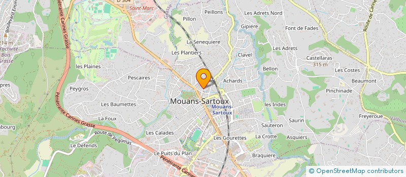 localisation de l'entreprise MONSIEUR LUDOVIC SANCHEZ à MOUANS-SARTOUX