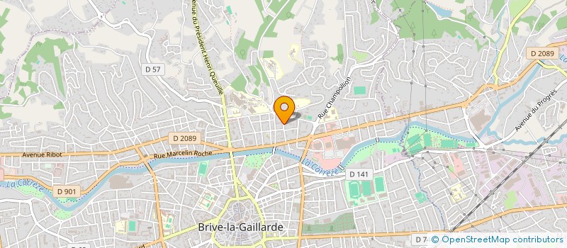 localisation de l'entreprise MONSIEUR LUDOVIC SANCHEZ  BRIVE-LA-GAILLARDE