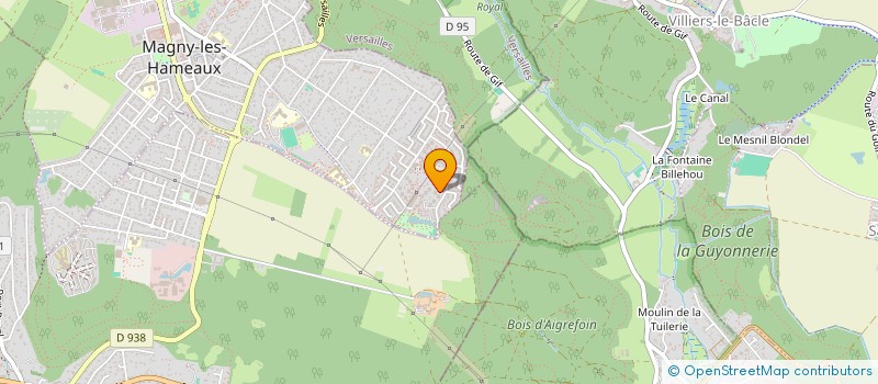 localisation de l'entreprise MONSIEUR LUDOVIC SANCIER NUNEZ  MAGNY-LES-HAMEAUX