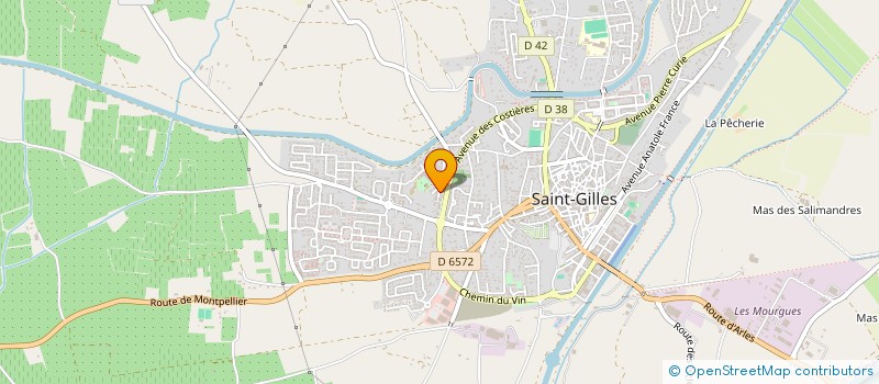 localisation de l'entreprise MONSIEUR LUDOVIC SANSON  SAINT-GILLES