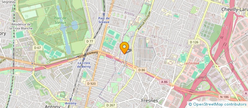 localisation de l'entreprise MONSIEUR LUDOVIC SANT  FRESNES