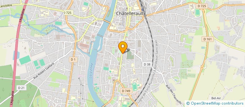 localisation de l'entreprise MONSIEUR LUDOVIC SANTIAGO  CHATELLERAULT