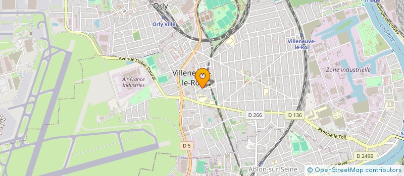 localisation de l'entreprise MONSIEUR LUDOVIC SANTOS à VILLENEUVE-LE-ROI