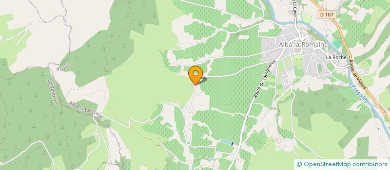 localisation de l'entreprise MONSIEUR LUDOVIC SAUSSAC  ALBA-LA-ROMAINE