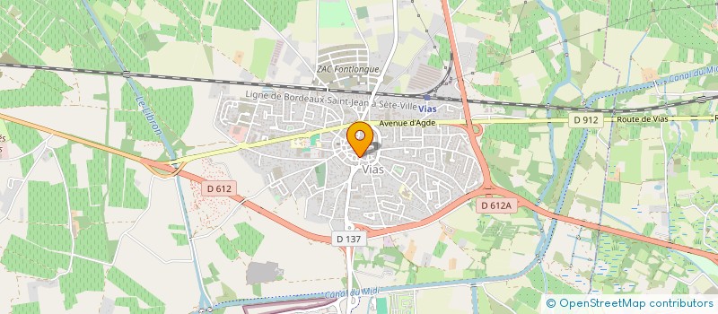 localisation de l'entreprise MONSIEUR LUDOVIC SCARAMOZZINO à VIAS