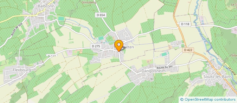 localisation de l'entreprise MONSIEUR LUDOVIC SCHERRER  BERGBIETEN