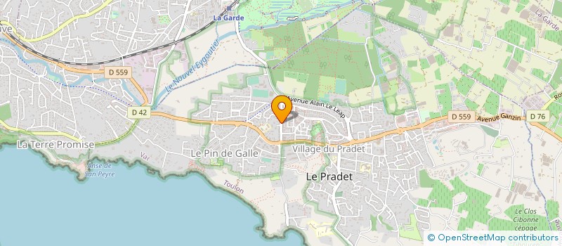 localisation de l'entreprise MONSIEUR LUDOVIC SCHMIDT  LE PRADET