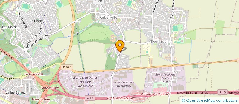 localisation de l'entreprise MONSIEUR LUDOVIC SEBBAH  GIBERVILLE