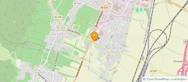 localisation de l'entreprise MONSIEUR LUDOVIC SEBILE  PERRIGNY-LES-DIJON