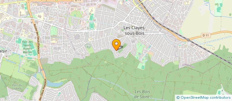 localisation de l'entreprise MONSIEUR LUDOVIC SEBLIN à LES CLAYES-SOUS-BOIS