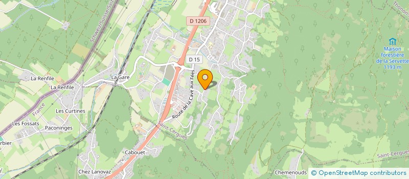 localisation de l'entreprise MONSIEUR LUDOVIC SEIFERT  SAINT-CERGUES