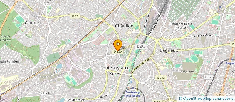 localisation de l'entreprise MONSIEUR LUDOVIC SELIM BANNIER à FONTENAY-AUX-ROSES