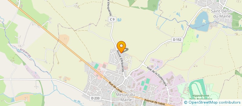 localisation de l'entreprise MONSIEUR LUDOVIC SERGENT  BAZOUGERS