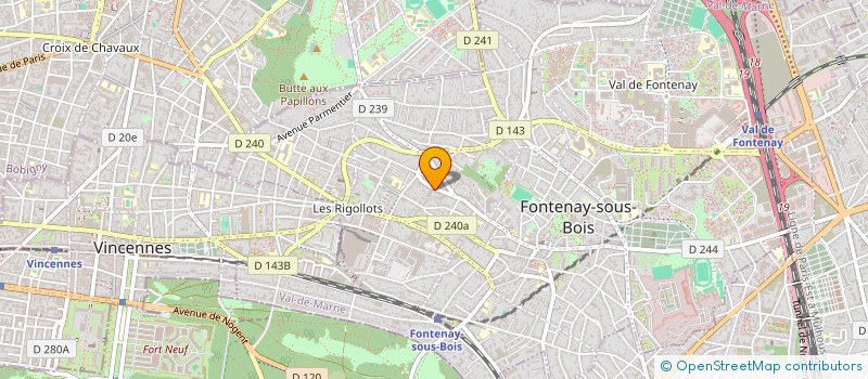 localisation de l'entreprise MONSIEUR LUDOVIC SEROR à FONTENAY-SOUS-BOIS