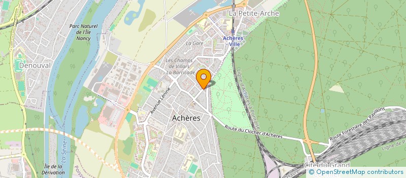 localisation de l'entreprise MONSIEUR LUDOVIC SERRALHEIRO à ACHERES