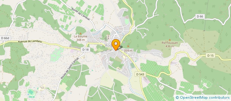 localisation de l'entreprise MONSIEUR LUDOVIC SERRE  ROGNES