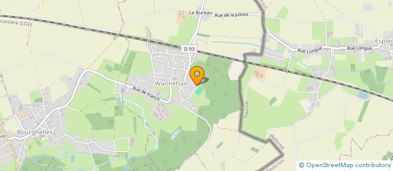 localisation de l'entreprise MONSIEUR LUDOVIC SERRES  WANNEHAIN