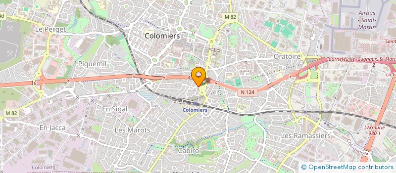 localisation de l'entreprise MONSIEUR LUDOVIC SERVAT à COLOMIERS