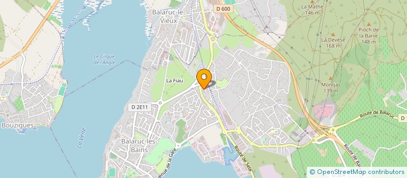 localisation de l'entreprise MONSIEUR LUDOVIC SERVAT  BALARUC-LES-BAINS