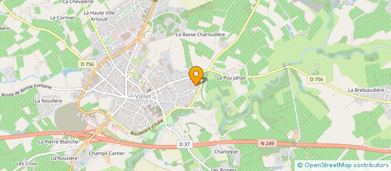 localisation de l'entreprise MONSIEUR LUDOVIC SERVIER à VALLET