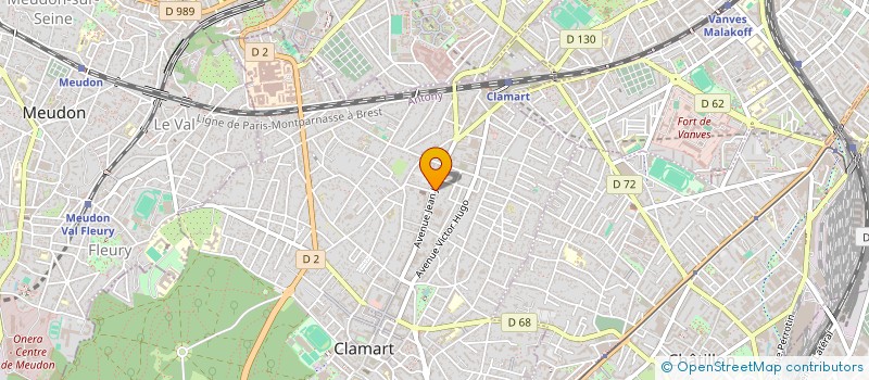 localisation de l'entreprise MONSIEUR LUDOVIC SHAMSHAD  CLAMART