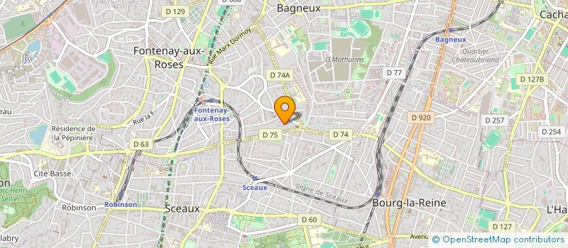 localisation de l'entreprise MONSIEUR LUDOVIC SIMELE à FONTENAY-AUX-ROSES