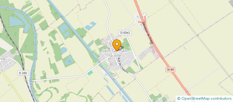 localisation de l'entreprise MONSIEUR LUDOVIC SIMEON  SAINT-GERMAIN-LA-VILLE