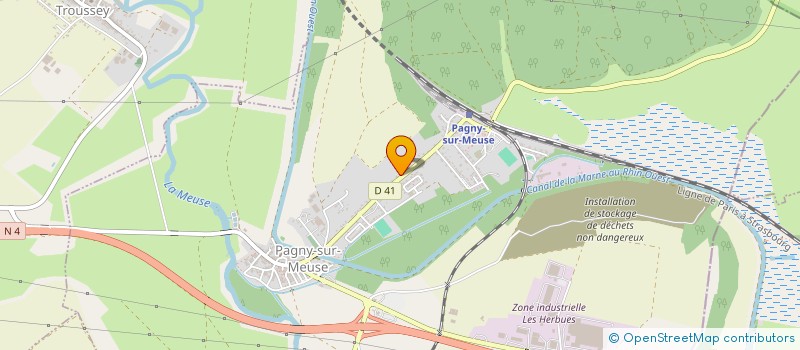 localisation de l'entreprise MONSIEUR LUDOVIC SIMONIN à PAGNY-SUR-MEUSE