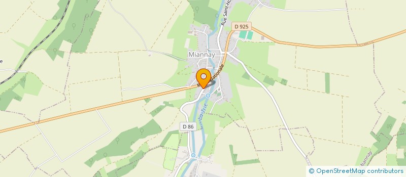 localisation de l'entreprise MONSIEUR LUDOVIC SINGLE  MIANNAY