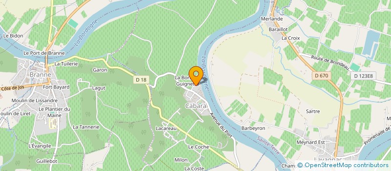 localisation de l'entreprise MONSIEUR LUDOVIC SONEIRA  GREZILLAC