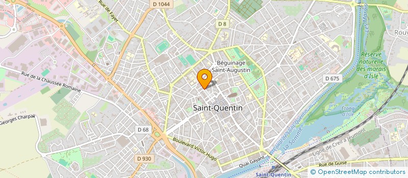 localisation de l'entreprise MONSIEUR LUDOVIC SORLIN à SAINT-QUENTIN