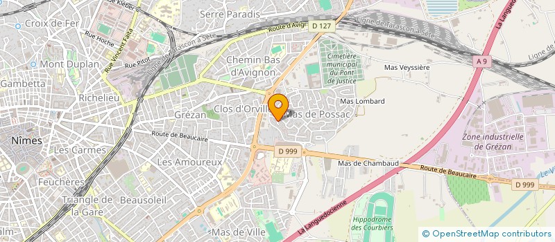 localisation de l'entreprise MONSIEUR LUDOVIC SOUCHON  NIMES