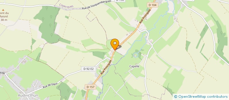 localisation de l'entreprise MONSIEUR LUDOVIC SOUDANT  DENNEBRUCQ