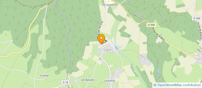 localisation de l'entreprise MONSIEUR LUDOVIC SOUILHAT  NADES