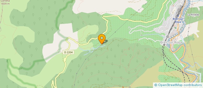 localisation de l'entreprise MONSIEUR LUDOVIC SOZZANI  BREIL-SUR-ROYA