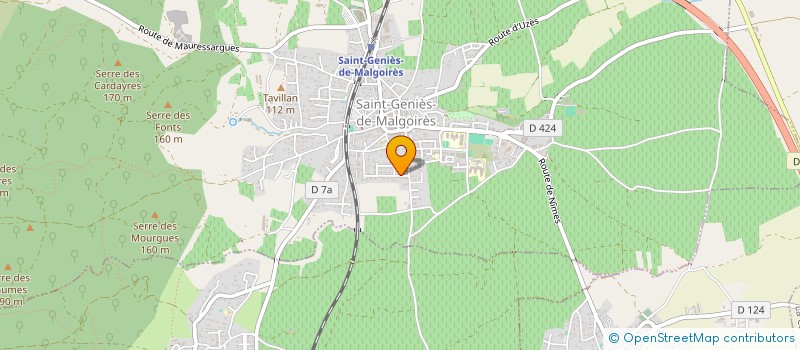 localisation de l'entreprise MONSIEUR LUDOVIC SPADAFORA  SAINT-GENIES-DE-MALGOIRES