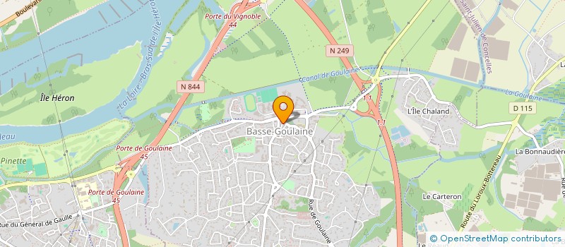 localisation de l'entreprise MONSIEUR LUDOVIC SPAGNOL  BASSE-GOULAINE